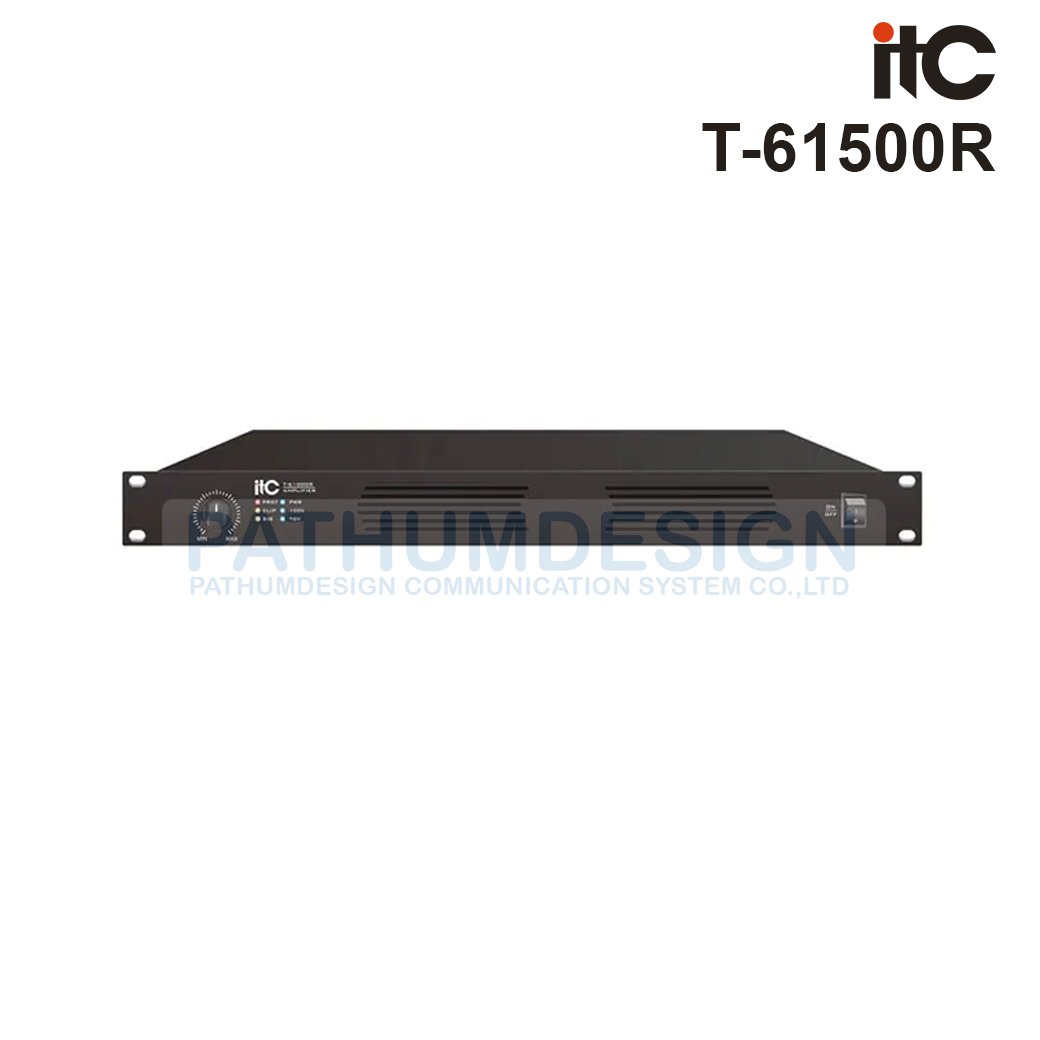 ITC T-61500R 1500W, Power Amplifier, 100V/70V
