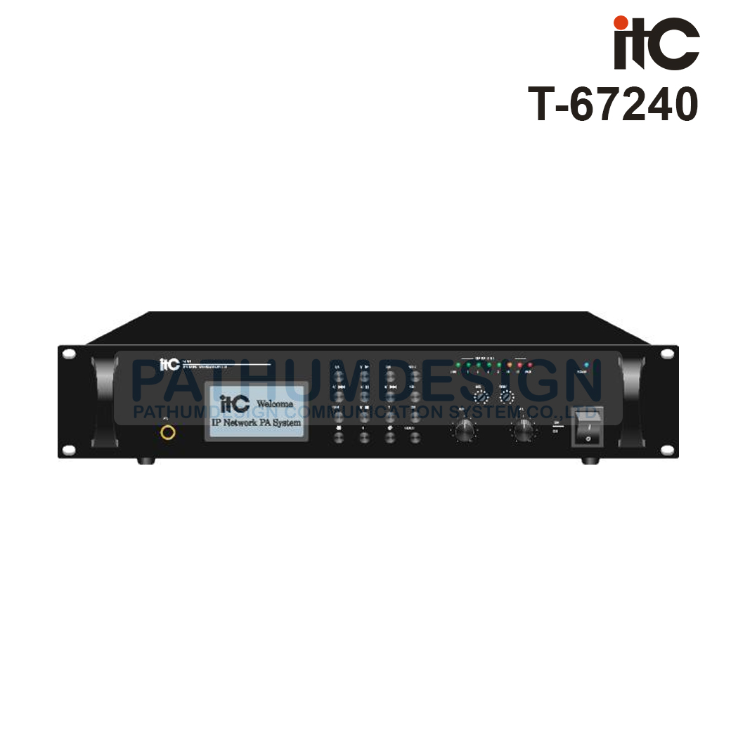 ITC T-67240 Rack Mount Network Adapter with 240W, Amplifier