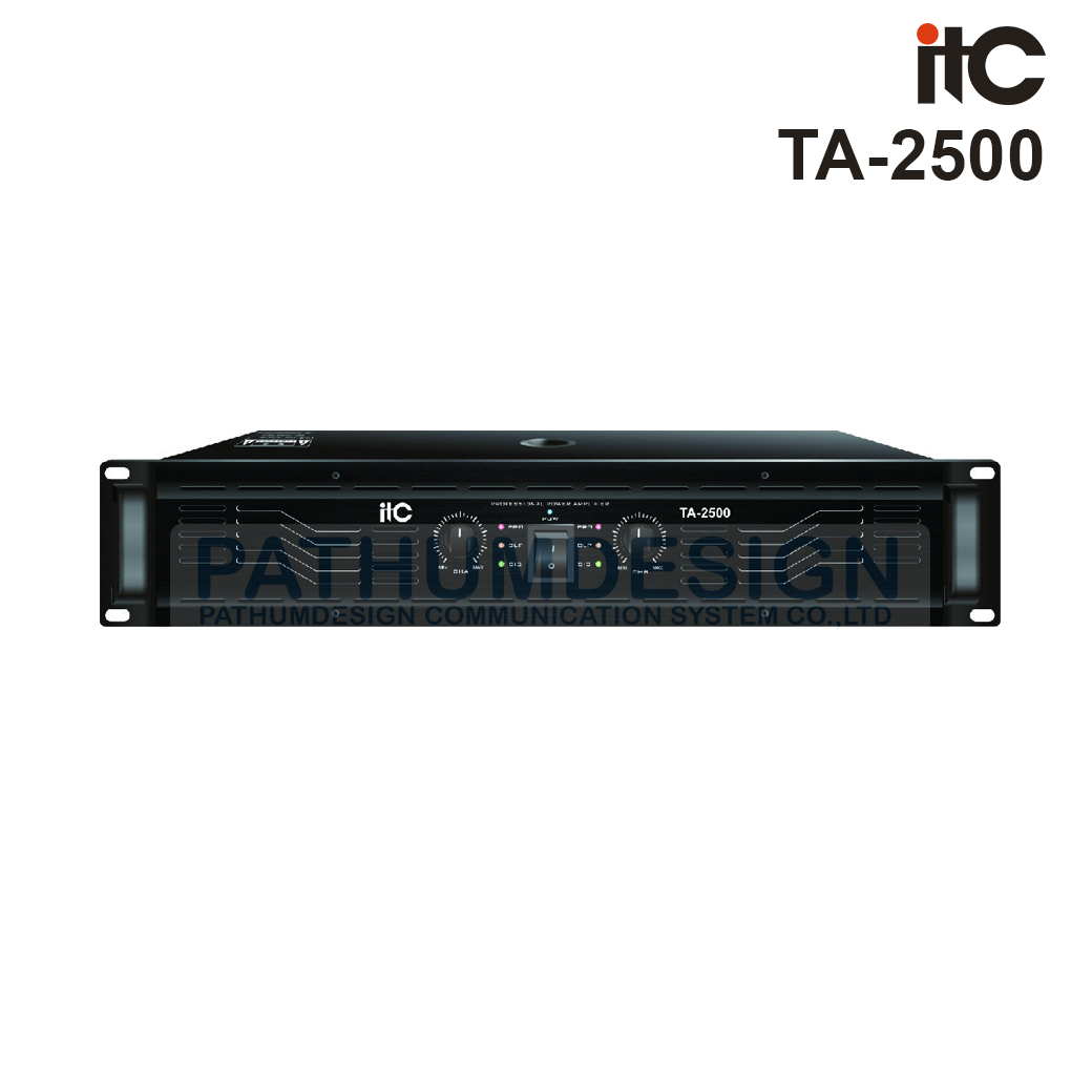 ITC TA-2500 2x500W, Stereo Power Amplifier, Class H