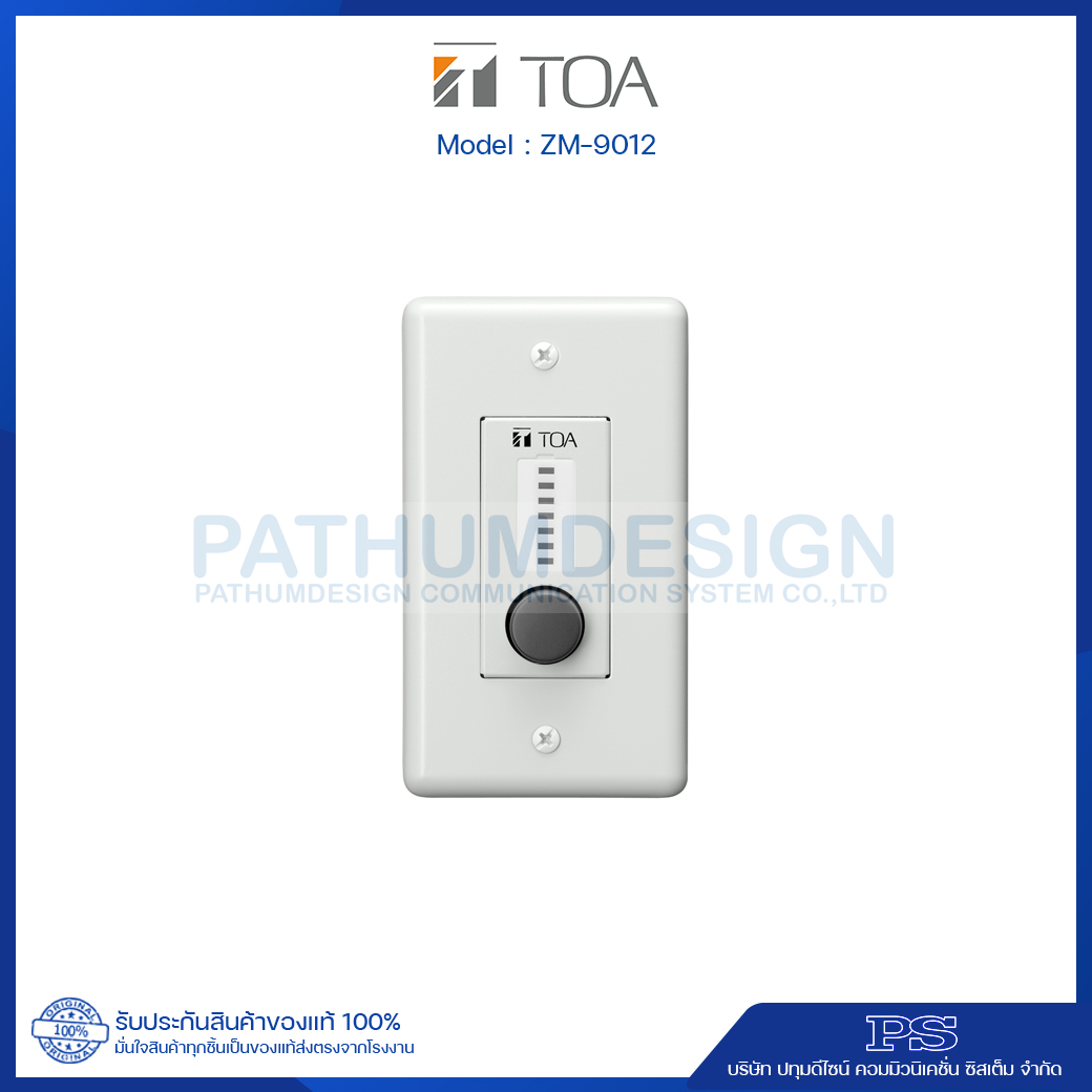 TOA ZM-9012 Remote Control Panel